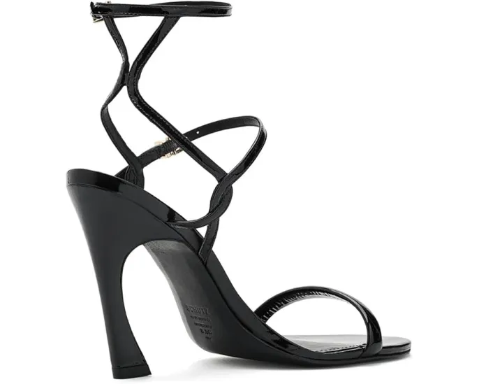 Босоножки-лодочки Schutz Carly на каблуке из лакированной кожи