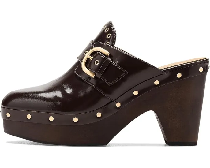 Клоги Madewell Finneas с пряжкой и деревянной платформой