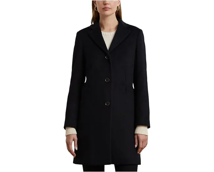 Свитер Lauren Ralph Lauren из шерстяной смеси с V-образным вырезом