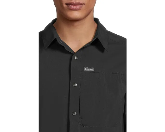 Columbia Sage Peak Woven Short Sleeve Shirt с защитой UPF 50 и технологией влагоотведения