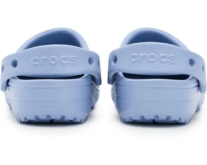Детские кроксы Crocs Classic с цветочным ажурным дизайном для малышей