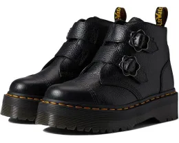 Ботинки Dr. Martens Devon Flower с цветочными ремнями и рантом Goodyear