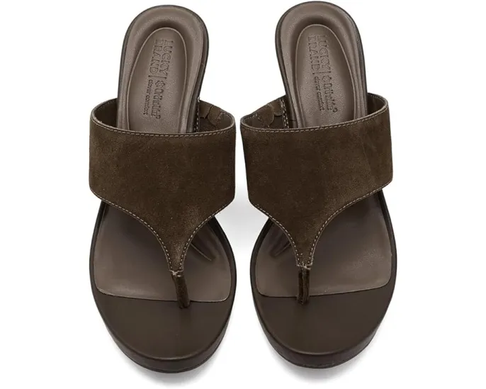 Босоножки Lucky Brand Libbie на платформе с широким ремешком из замши