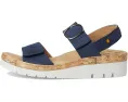 Сандалии Samuel Hubbard Portola Two-Strap с регулируемыми липучками и клиновидным каблуком