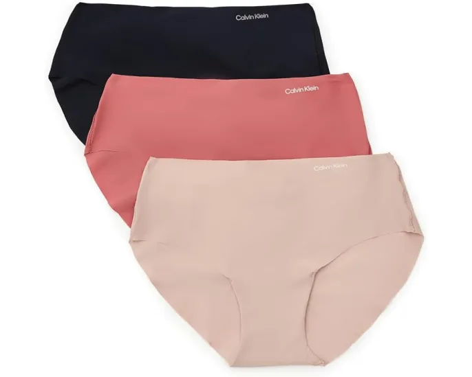 Трусы-слипы Calvin Klein Underwear Invisibles 3 шт из микрофибры для невидимого ношения