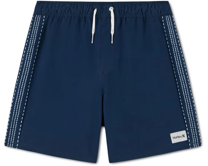 Шорты Hurley Kids Panel Seersucker Pull-On Swim Trunks с внутренней сеткой