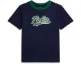 Футболка Polo Ralph Lauren Kids Logo Cotton Jersey с аппликацией
