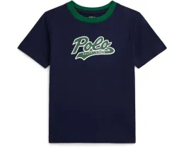 Футболка Polo Ralph Lauren Kids Logo Cotton Jersey с аппликацией