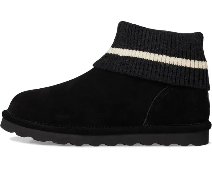 Зимние угги Bearpaw September из замши с отворотом и шерстяной подкладкой