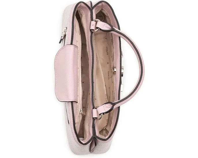 Сумка Lindsey Small 2 Compartment Satchel GUESS черная