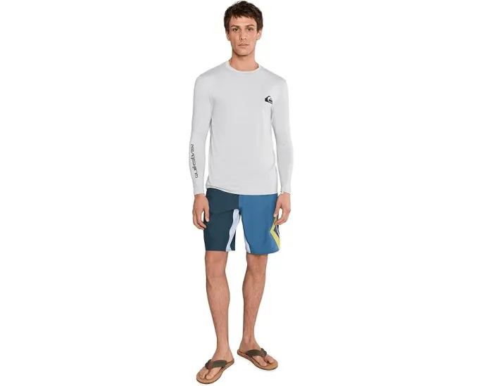 Quiksilver Everyday футболка с длинным рукавом для серфинга Камуфляж