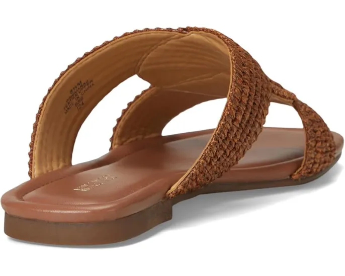 Плоские сандалии Nine West Quara с плетеными деталями и квадратным носком