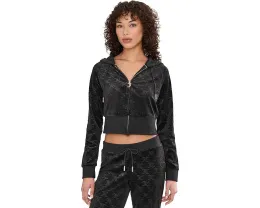 Худи Juicy Couture Corset Zip Front с вышитыми инициалами