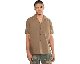 Hurley Lay Day Camp Рубашка с коротким рукавом и карманом на груди