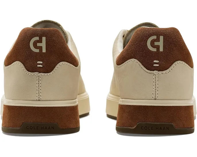 Кожаные кроссовки Cole Haan Grandpro Angleace с круглым носком и резиновой подошвой