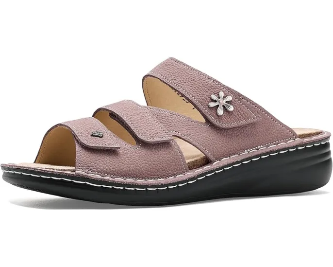 Сандалии Finn Comfort Grenada Rose Streetnubuk на трёх липучках