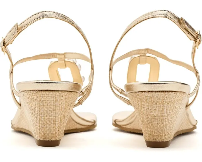 Туфли Lilly Pulitzer Good As God на платформе с жемчугом и стразами