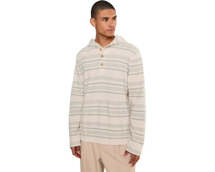 Faherty худи Oasis Hoodie с полоской Sage Creek