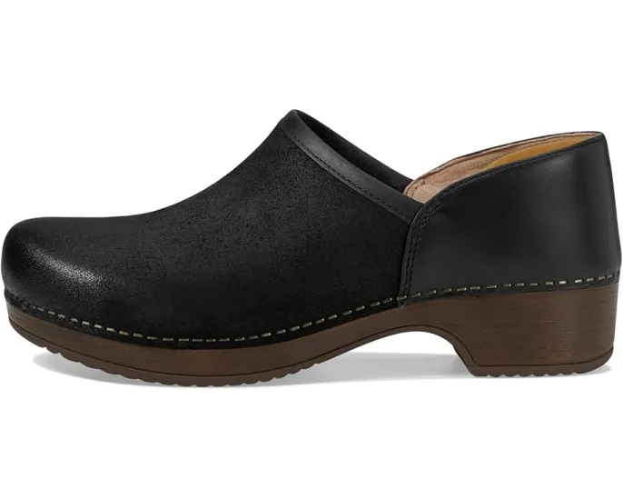 Клоги Dansko Brenna из нубука с защитой от пятен и запаха