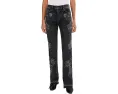 Джинсы Free People Irie Embellished с декором и прямой штаниной