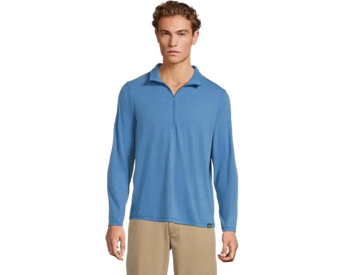 Рубашка L.L.Bean Everyday SunSmart 1/4 Zip с защитой от солнца и молнией на четверть