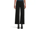 Джинсы AG Jeans Saige Mid Rise Wide Leg Crop укороченные широкие чёрные
