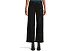 Джинсы AG Jeans Saige Mid Rise Wide Leg Crop укороченные широкие чёрные