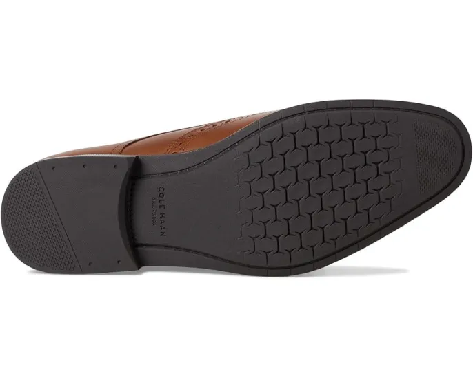 Оксфорды Cole Haan Harmon Grand Wingtip с кожаной подкладкой и подошвой EVA