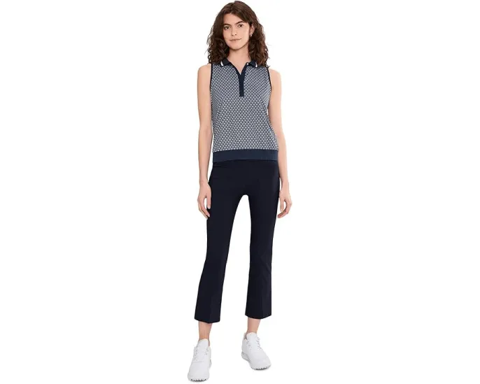 Поло Callaway Sleeveless Scarf Geo без рукавов с рельефным воротником