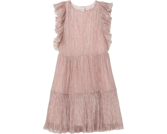 Платье для девочек с плиссированной юбкой из люрекса Janie and Jack
