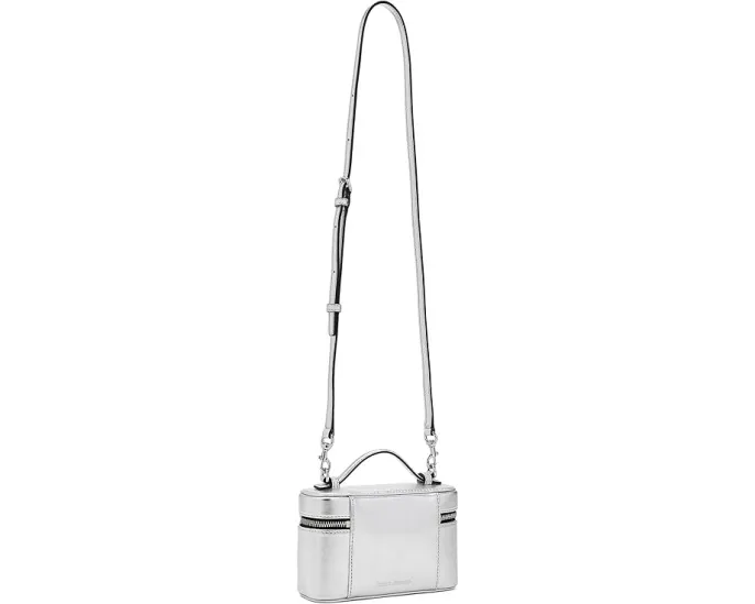 Косметичка Marc Jacobs с металлическим эффектом J Marc Vanity Bag