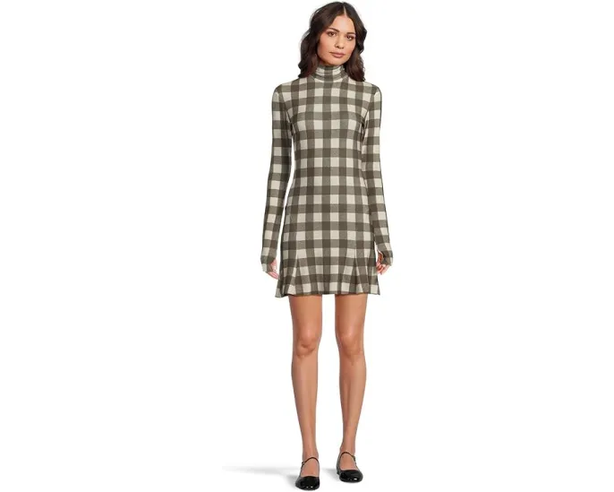 Мини-платье Norma Kamali с длинным рукавом и рукавом-трансформером