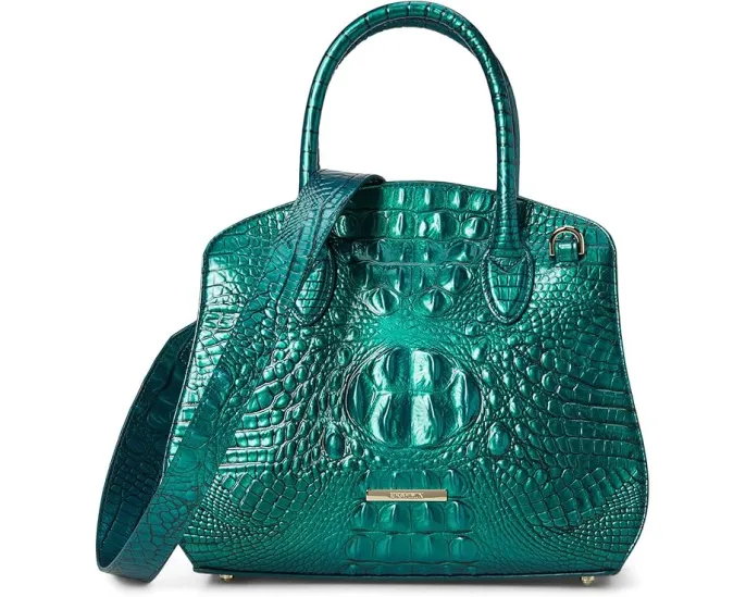 Brahmin сумка-сатчел Rosetta с двойными ручками и широким ремнем