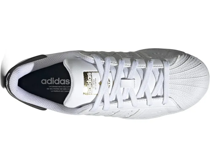 Adidas Originals Superstar кроссовки из кожи с круглым носком