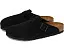 Биркенштоки Boston Soft Footbed из замши унисекс на пробковой стельке