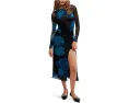 Вечернее макси платье Gianni с длинными рукавами и разрезом от Free People