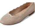 Балетки French Sole Nymph с перфорированной кожей и фигурным краем
