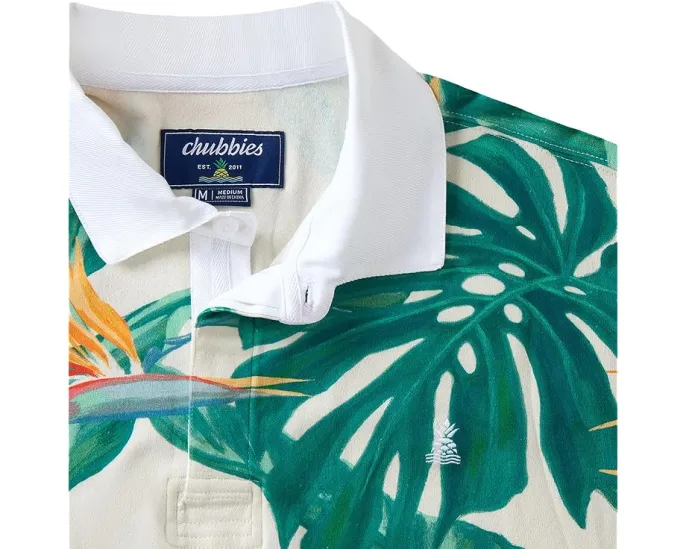 Рубашка Chubbies The Frond Of You с длинным рукавом и оверсайз кроем