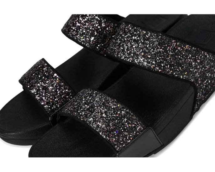 FitFlop слайды Lulu Multi-Tonal Glitter с микроволокном и амортизацией