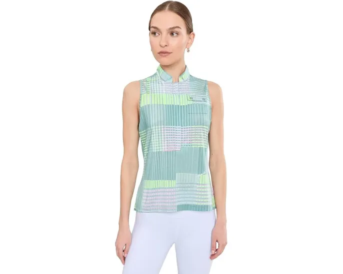 Топ Jamie Sadock без рукавов с клетчатым принтом Mad Plaid