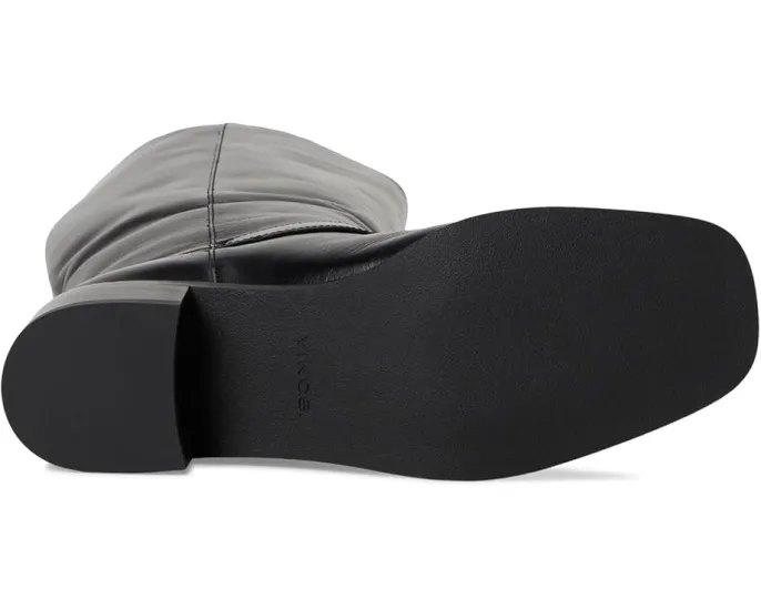 Высокие ботинки Vince Leighton Zip из замши с боковой молнией