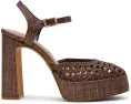 Босоножки Steve Madden Lexie на платформе с плетеным верхом из рафии