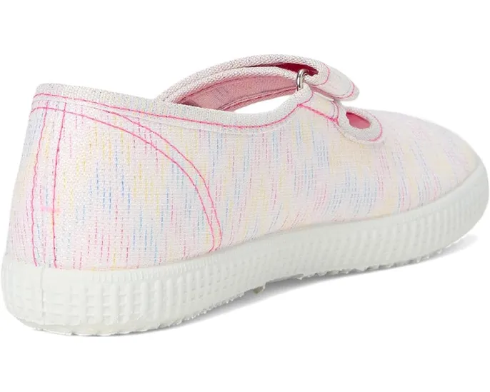 Детские туфли-слипоны Cienta Kids Shoes 56083 с металлическим блеском