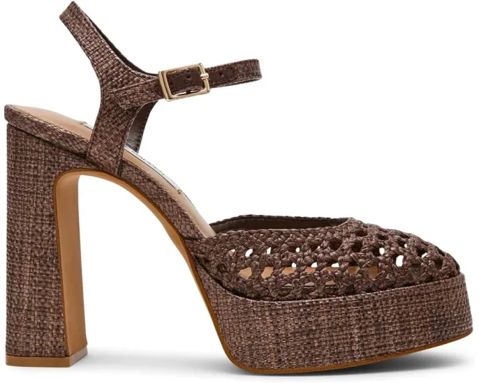 Босоножки Steve Madden Lexie на платформе с плетеным верхом из рафии