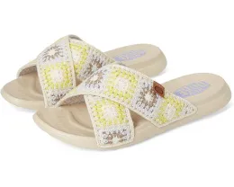 Сандалии Hey Dude Christi Slide Cottage Crochet с вышитой крючком перемычкой