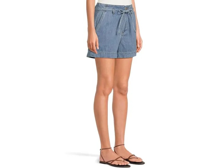 Шорты Paige Anessa с завязкой на поясе из денима с TENCEL