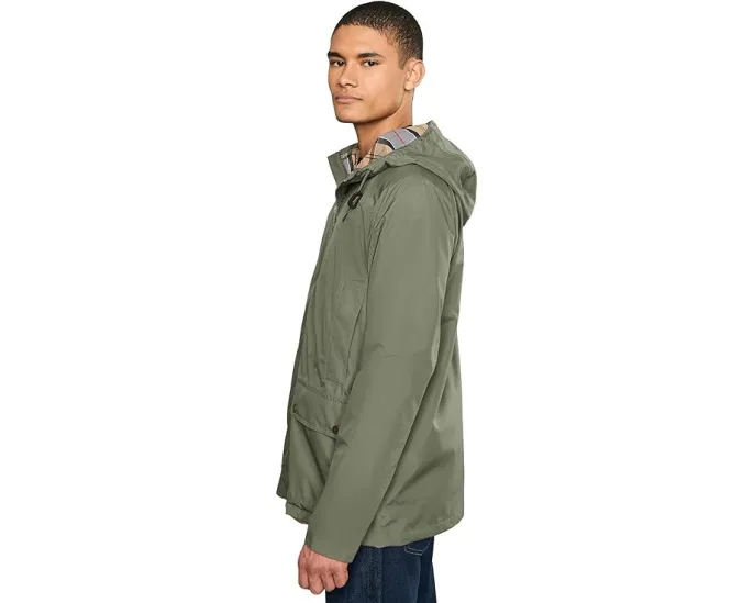 Ветровка Barbour Hooded Domus Waterproof с капюшоном в клетку и водоотталкивающей мембраной