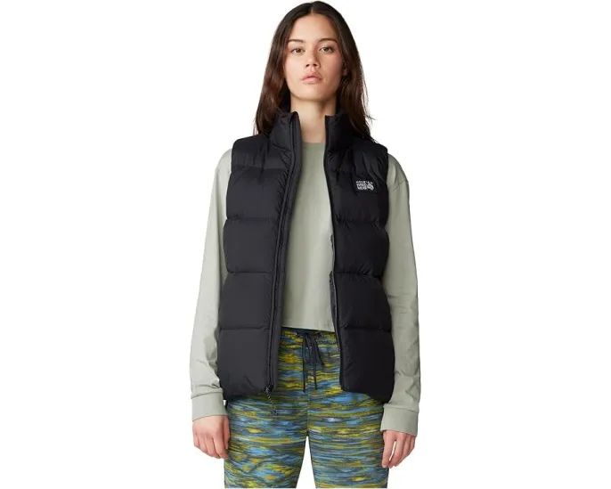 Mountain Hardwear жилет Nevadan Down с утеплителем из пуха и капюшоном