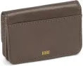 Картхолдер Hobo Jill Flap Card Case из полированной кожи с магнитным клапаном