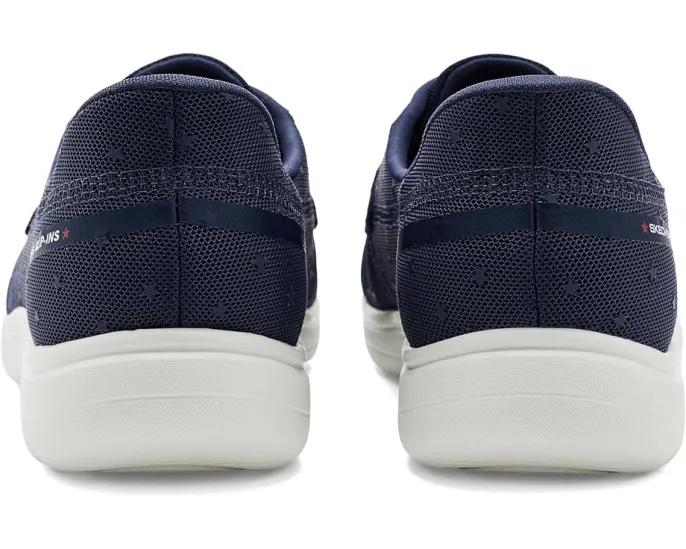 Кроссовки Skechers Hands Free Slip Ins On The Go Flex Radiant с принтом